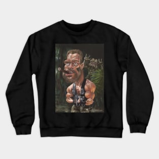 arnold schwarzenegger caricature Crewneck Sweatshirt